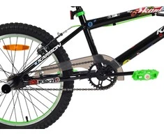 Dviratis Karbon BMX 20 juodas-žalias