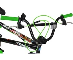 Dviratis Karbon BMX 20 juodas-žalias