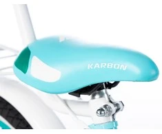 Dviratis Karbon Kitty 16 turquoise-baltas