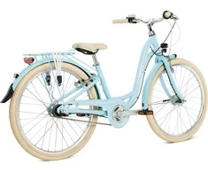 Dviratis PUKY Skyride 24-3 Classic Alu retro mėlynas