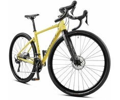 Dviratis Romet Aspre 2 2025 dark yellow-juodas-56 cm / XL (Dydis: 56 cm / XL)