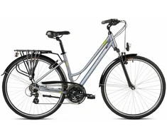 Dviratis Romet Gazela 0 2025 bright graphite-žalias-18" / M (Dydis: 18" / M)