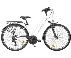 Dviratis Romet Gazela 1 2025 baltas-19" / M (Dydis: 19" / M)