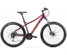 Dviratis Romet Jolene 7.2 2025 violetinė-oranžinis-17" / M (Dydis: 17" / M)