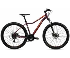 Dviratis Romet Jolene 7.2 2025 violetinė-oranžinis-17" / M (Dydis: 17" / M)