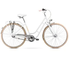 Dviratis Romet Luiza Classic 2025 baltas-18" / M (Dydis: 18" / M)