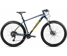 Dviratis Romet Mustang M3 CS 2025 dark mėlynas-yellow-21" / XL (Dydis: 21" / XL)