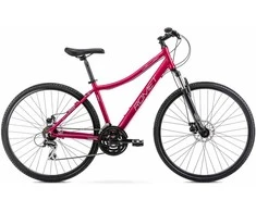 Dviratis Romet Orkan 1 D 2025 dark pink-19" / L (Dydis: 19" / L)