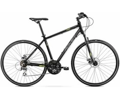 Dviratis Romet Orkan 1 M 2025 juodas-žalias-19" / M (Dydis: 19" / M)