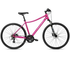 Dviratis Romet Orkan 2 D 2025 pink-baltas-bright graphite-20" / L (Dydis: 20" / L)
