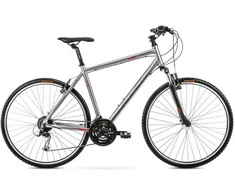 Dviratis Romet Orkan 2 M 2025 graphite-red-21" / XL (Dydis: 21" / XL)