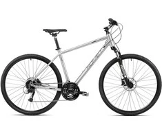 Dviratis Romet Orkan 4 M Lite 28" 2023 sidabrinis-juodas-18" / M (Dydis: 18" / M)