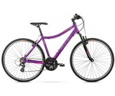 Dviratis Romet Orkan D 2025 violet-pink-15" / S (Dydis: 15" / S)