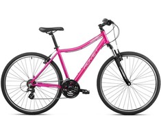 Dviratis Romet Orkan D 28" 2023 pink-baltas-19" / L (Dydis: 19" / L)