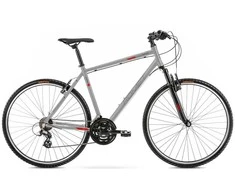 Dviratis Romet Orkan M 2025 graphite-red-19" / L (Dydis: 19" / L)