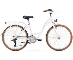 Dviratis Romet Panda 1 2025 baltas-mėlynas