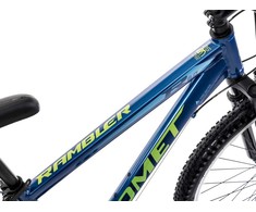 Dviratis Romet Rambler R6.0 2025 mėlynas-lemon-14" / S (Dydis: 14" / S)