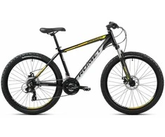 Dviratis Romet Rambler R6.2 2025 juodas-yellow-17" / M (Dydis: 17" / M)