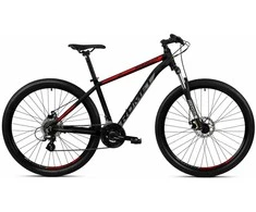 Dviratis Romet Rambler R9.1 2025 juodas-red-pilkas-17" / M (Dydis: 17" / M)