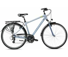 Dviratis Romet Wagant 0 2025 bright graphite-žalias-21" / L (Dydis: 21" / L)