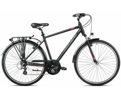 Dviratis Romet Wagant 1 2025 juodas-red-23" / XL (Dydis: 23" / XL)