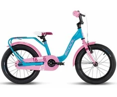 Dviratis S'COOL niXe 16" 1-speed coaster-brake Aliuminio ocean-pink