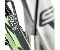 Dviratis S'COOL niXe 18" 1-speed coaster-brake Aliuminio dark pilkas-pastel žalias