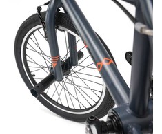 Dviratis S'COOL XtriX 20 1-speed BMX 20" HiTen dark pilkas-oranžinis