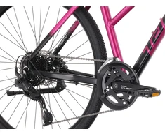 Dviratis Tabou Flow 4 W 19 juodas-fuxia-M / 19" (Dydis: M / 19")