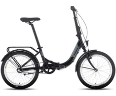 Dviratis Tabou Fold ECO juodas-lime