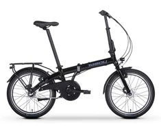Dviratis Tabou Fold Urban juodas-sidabrinis