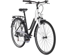 Dviratis Tabou Kinetic 1 W juodas-baltas-S / 17" (Dydis: S / 17")