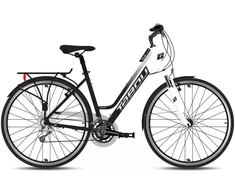 Dviratis Tabou Kinetic 1 W juodas-baltas-S / 17" (Dydis: S / 17")