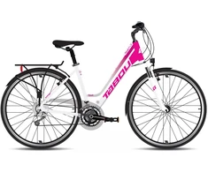 Dviratis Tabou Kinetic 2 W baltas-fuxia-M / 19" (Dydis: M / 19")