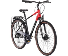 Dviratis Tabou Kinetic 3 juodas-red-S / 17" (Dydis: S / 17")