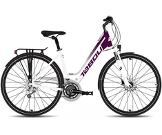Dviratis Tabou Kinetic 3 W baltas-burgundy-S / 17" (Dydis: S / 17")