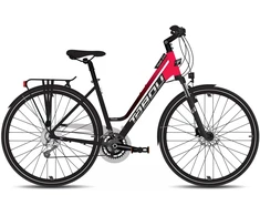 Dviratis Tabou Kinetic 4 W juodas-red-S / 17" (Dydis: S / 17")
