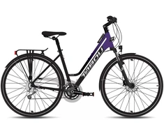 Dviratis Tabou Kinetic 5 W juodas-violetinė-S / 17" (Dydis: S / 17")