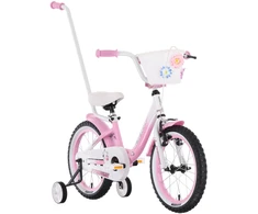 Dviratis Tabou Miss 14 pink-baltas