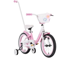 Dviratis Tabou Miss Alu 16 pink-baltas
