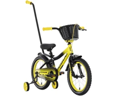 Dviratis Tabou Rocket 16 juodas-yellow