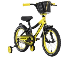 Dviratis Tabou Rocket 20 juodas-yellow