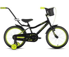 Dviratis Tabou Rocket CS 18 juodas-lime