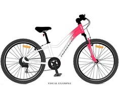 Dviratis Tabou Topshe 20 pink-baltas