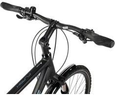 Dviratis Unibike Flash EQ GTS 2025 juodas-17" (Dydis: 17")