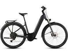 Elektrinis dviratis Cube Nuride Hybrid Performance 600 Easy Entry slabgrey'n'juodas 2026-50 cm (Dydis: 50 cm)