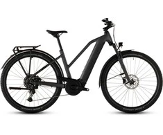 Elektrinis dviratis Cube Nuride Hybrid Performance 600 Trapeze slabgrey'n'juodas 2026-54 cm (Dydis: 54 cm)