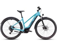 Elektrinis dviratis Cube Nuride Hybrid Performance 625 Allroad Trapeze swimmingpool'n'juodas 2025-54 cm (Dydis: 54 cm)