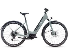 Elektrinis dviratis Cube Nuride Hybrid Performance 625 Allroad Easy Entry swampgrey'n'juodas 2025-58 cm (Dydis: 58 cm)