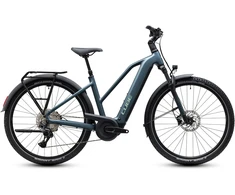 Elektrinis dviratis Cube Nuride Hybrid Pro 800 Trapeze deepteal'n'mėlynas 2027-50 cm (Dydis: 50 cm)